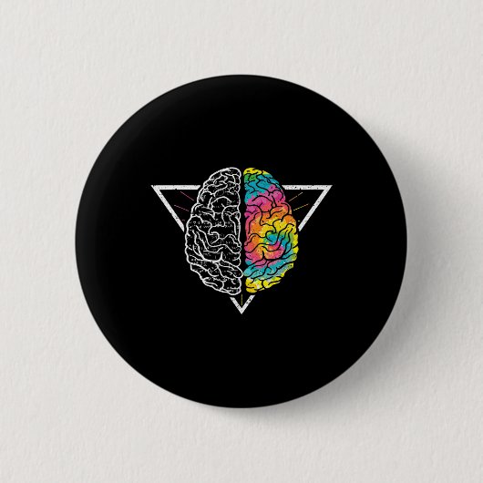 Omhels Neurodiversiteit ADHD LD Autisme Awareness Ronde Button 5,7 Cm (Voorkant)