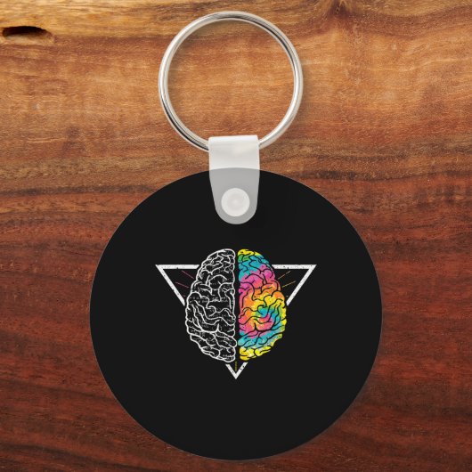 Omhels Neurodiversiteit ADHD LD Autisme Awareness Sleutelhanger (Voorkant)