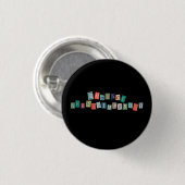 Omhels neurodiversiteit | Neurodiverent bewustzijn Ronde Button 3,2 Cm (Voorkant /achterkant)