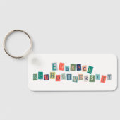 Omhels neurodiversiteit | Neurodiverent bewustzijn Sleutelhanger (Achterkant)