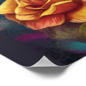 Omhels traditie: Vrouw in suiker schedel make-up Poster (Hoek)