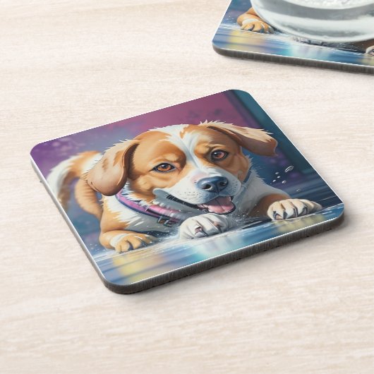 Omhelzing natuur: Schattig Collectible Bier Onderzetter (Linkerzijde)