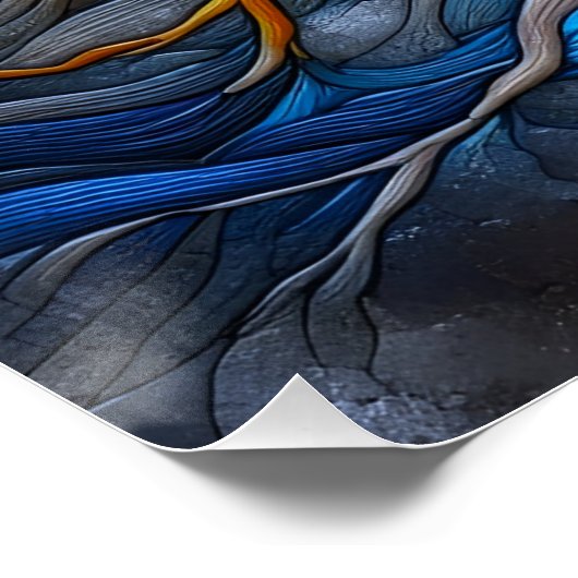 Omhelzing van de natuur - AI-tijdperk Perfect Poster (Hoek)