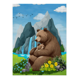 Omhelzing van de Natuur Perfect Poster