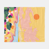 omhelzing van de zon fleece deken (Voorkant (Horizontaal))