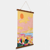 omhelzing van de zon hangend wandkleed (Gebogen)