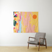 omhelzing van de zon wandkleed (In Situ (horizontaal))