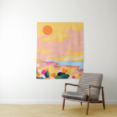 omhelzing van de zon wandkleed (In situ)