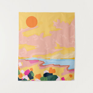 omhelzing van de zon wandkleed