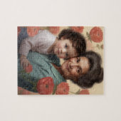 Omhelzing van een grootmoeder - Oma & Kind Legpuzzel (Horizontaal)