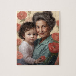 Omhelzing van een grootmoeder - Oma & Kind Legpuzzel