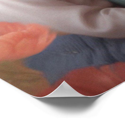 Omhelzing van een grootmoeder - Oma & Kind Poster (Hoek)