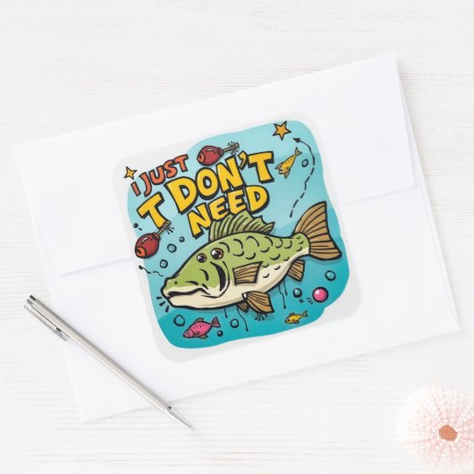 Omhelzing van eenvoud en tevredenheid vierkante sticker (Envelop)