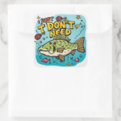 Omhelzing van eenvoud en tevredenheid vierkante sticker (Tas)