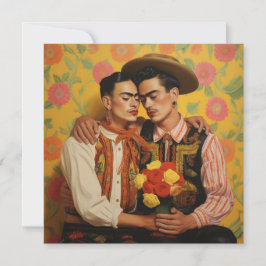 Omhelzing van passie feestdagenkaart