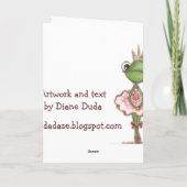 Omhelzing - Wenskaart Kaart (Achterkant)