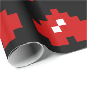 Omhoog 8-bits Pixel Heart Cadeaupapier (Rol Hoek)