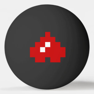 Omhoog 8-bits Pixel Heart Pingpongbal