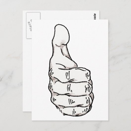 Omhoog Briefkaart (Voorkant / Achterkant)