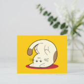 Omhoog Cat Briefkaart (Staand voorkant)
