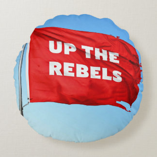 Omhoog de Rebels thema Round Pillow Rond Kussen