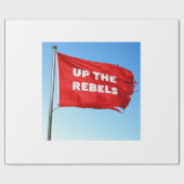Omhoog de Rebels thema Wrapping papier (Vlak)