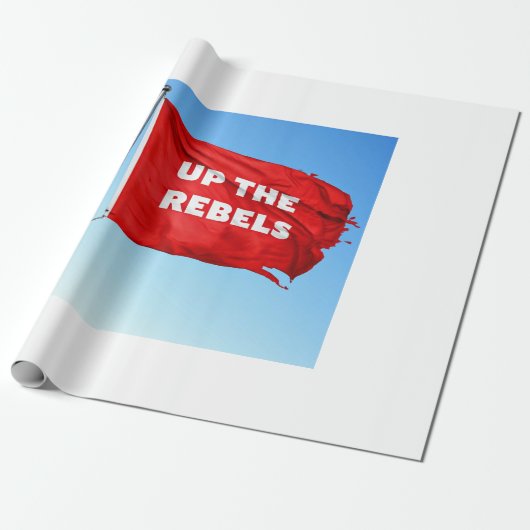 Omhoog de Rebels thema Wrapping papier (Uitgerold)