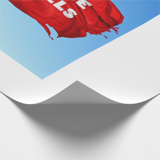 Omhoog de Rebels thema Wrapping papier (Hoek)