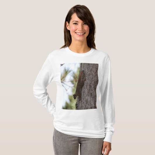 Omhoog Eekhoorn T-shirt (Voorkant volledig)