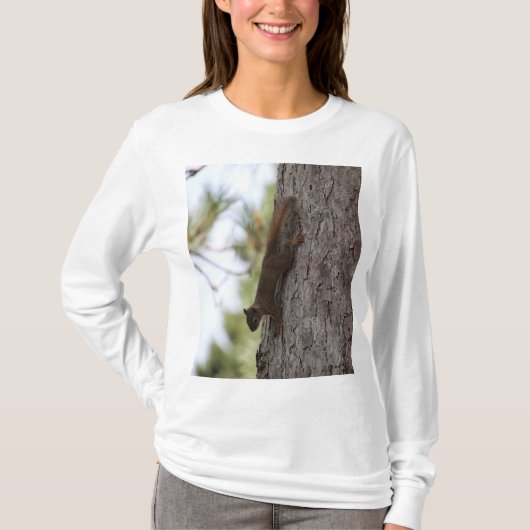 Omhoog Eekhoorn T-shirt (Voorkant)