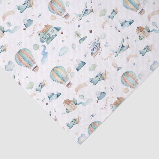 Omhoog een afstand tissuepapier (Detail)