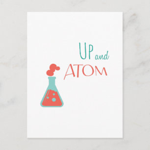 Omhoog en Atom Briefkaart