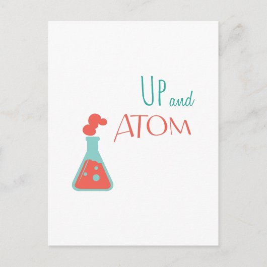 Omhoog en Atom Briefkaart (Voorkant)
