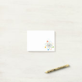 OMHOOG EN ATOM Grappige Wetenschapscitaat Post-it® Notes (Op bureau)