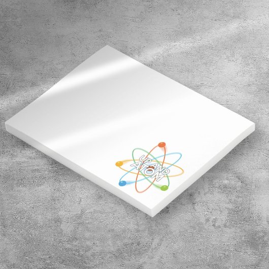 OMHOOG EN ATOM Grappige Wetenschapscitaat Post-it® Notes