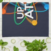 OMHOOG EN ATOM Wetenschap Theedoek (Gevouwen)