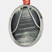 Omhoog en omlaag metalen ornament (Links)