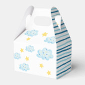 Omhoog en weg Geel Blauw Vliegtuig Favor Box Bedankdoosjes (Achterkant)