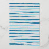 Omhoog en weg Geel Grijs Vliegtuig Baby shower Folie Uitnodiging (Achterkant)