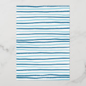 Omhoog en weg Geel Vliegtuig Baby Jongen Douche Folie Uitnodiging (Achterkant)