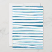 Omhoog en weg Geel Vliegtuig Baby Jongen Douche Kaart (Achterkant)