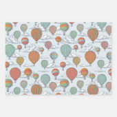 Omhoog en weg  Hete Luchtballon Inpakpapier Vel (Voorkant 2)