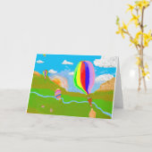 Omhoog en weg kaart (Gele Bloem)