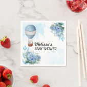 Omhoog en weg Olifant Hete Luchtballon Douane Servet (Insitu)