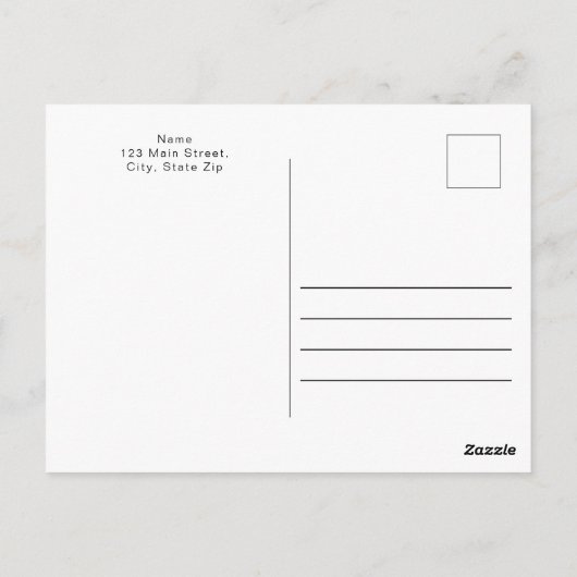 Omhoog en weg! Teddy Bear Balloon Baby shower Briefkaart (Achterkant)