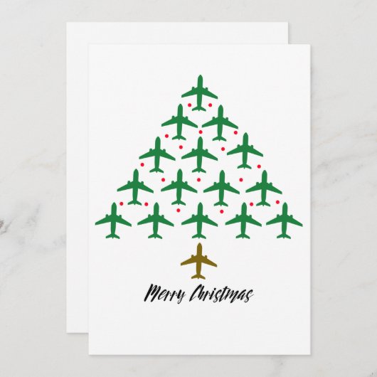 Omhoog en weg voor Kerstmis Feestdagenkaart (Voorkant / Achterkant)