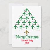 Omhoog en weg voor Kerstmis Kaart (Voorkant)