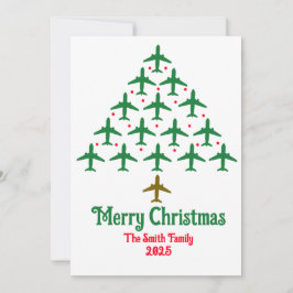Omhoog en weg voor Kerstmis Kaart