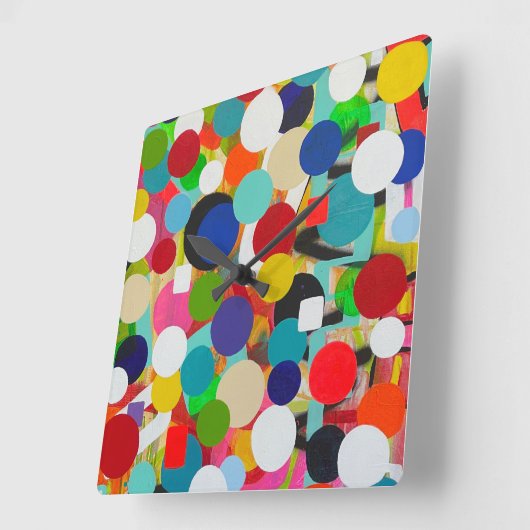 Omhoog en weg wandklok (Hoek)