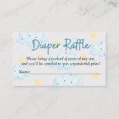 Omhoog en weg Wolken en Sterren Luierloof Informatiekaartje (Voorkant)